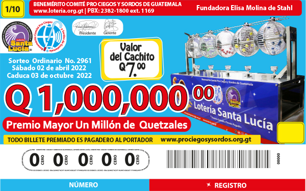 Sorteo #2961